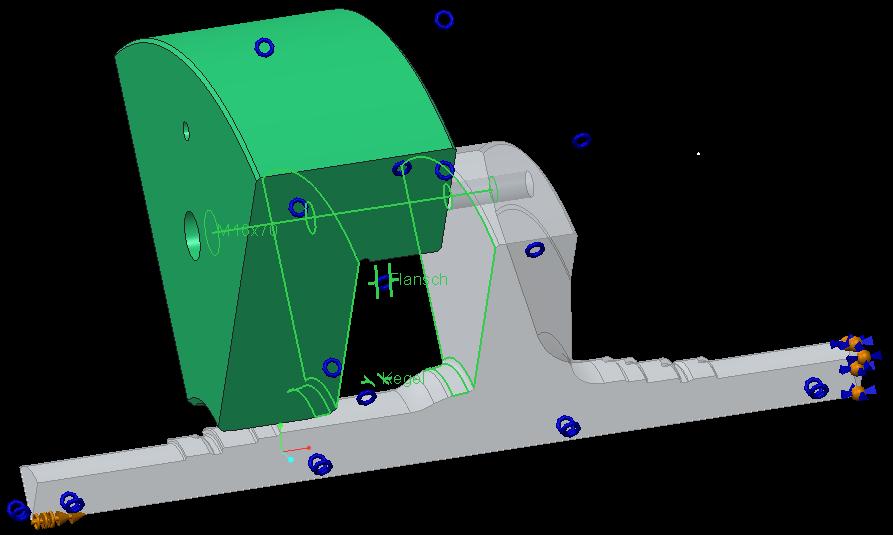2. Flywheel with a bolted conical hub-shaft-connection 2.