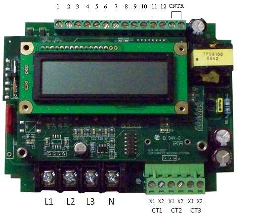 2. I/O Connections and User Display Figure 1: Series 3000 connections and display Voltage Inputs Description L1 Voltage Input, Line 1 L2 Voltage Input, Line 2 L3 Voltage Input, Line 3