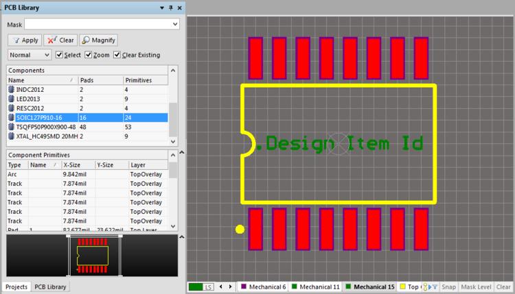 Left: The component URL links in the schematic component Properties dialog. Right: The amalgamated link parameter in the corresponding PCB footprint.