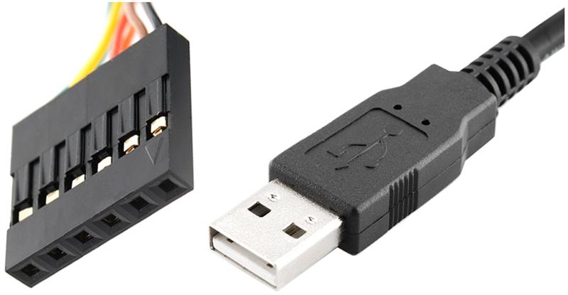 Mudduino FTDI connector Important: Make sure black wire on