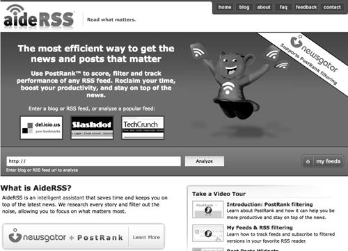 http://blog.larkin.net.au/ Page 2 Signing up with AideRSS Open a web browser and type the following web address or URL into the browser s address bar: The following web page will appear. http://www.