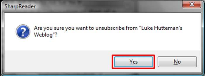 6 3. A confirmation dialog will be displayed, click [Yes] button.