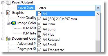 Graphic Specifies the print resolution, or DPI (Dots Per Inch) of the output file.