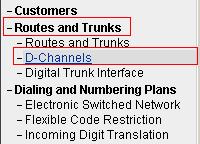 5.3. Configuring D-Channel This section explains the configuration of a D-Channel for SIP Trunking.