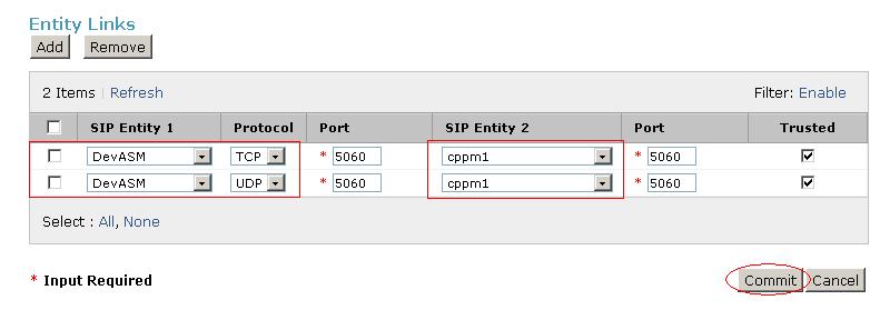 The next two screens below show the SIP Entity Details for the Communication Server 1000 System routing. The FQDN or IP Address of 110.10.10.130 is the Node IP address of the SIP Signaling Gateway of the Communication Server 1000 System.