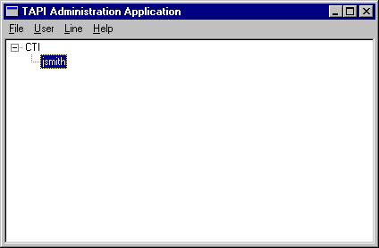 The Administration Application will then look as below.