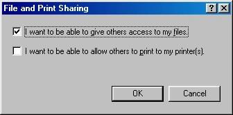 Section 5: Installing TAPI Clients On configuration tab, click File and Print Sharing button. Mark I want to be able to give others access to my files checkbox and click OK button.