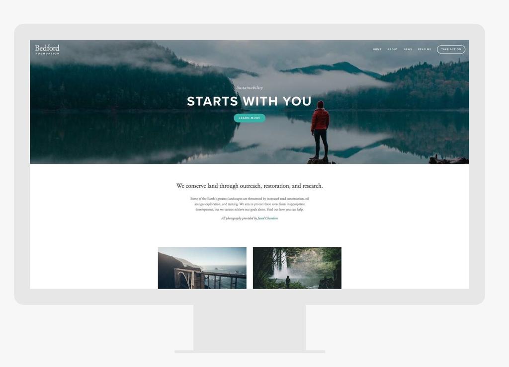 Squarespace template Squarespace's most popular template