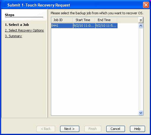 Page 97 of 186 Recovery - 1-Touch for Solaris Deployment Configuration Recovery Troubleshooting TABLE OF CONTENTS Basic Recovery Advanced Recovery Global File System Recovery Restoring Data Backed Up