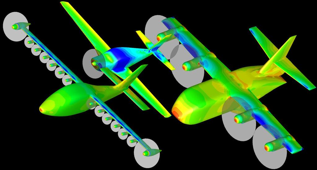 INTRODUCTION PHYSICS PROPELLERS: STEADY-STATE Created using local coordinate systems in FlightStream Need only radius, RPM, thrust and power