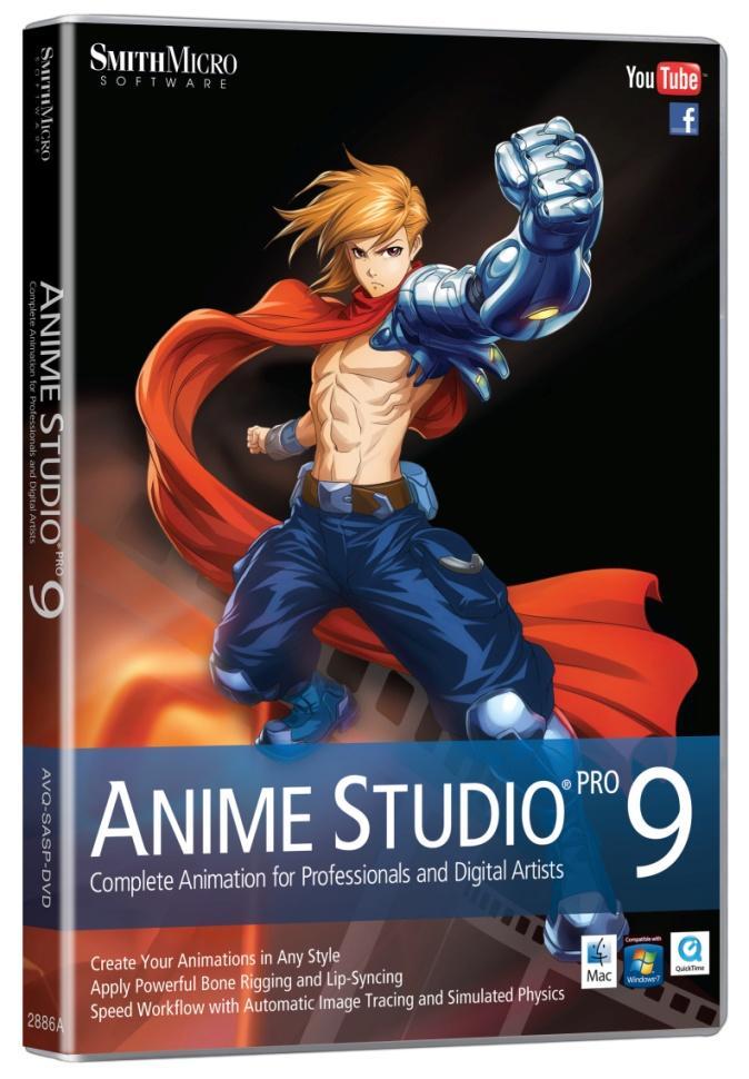 Anime Studio Pro 9 Complete Animation for Professionals & Digital Artists! Anime Studio Pro 9 is for professionals looking for a more efficient alternative to tedious frame-by-frame animation.