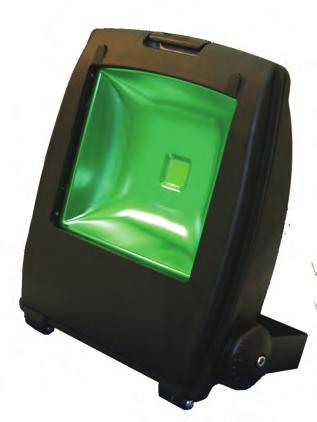 150mm Optional Lenses This Flex LED Floodlight is also available with shatter proof Clear Polycarbonate and Perspex Lenses for applications where our
