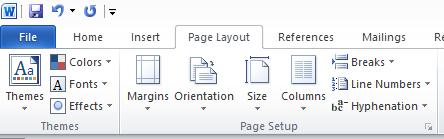 Objectives: Setup Check and Print Prepare Outputs Change document orientation: portrait, landscape. Change paper size. Change margins of entire document, top, bottom, left, right.