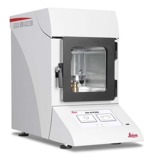 6 Leica EM ACE200 Sputter and Carbon Thread Coating for perfectly reproducible results The Leica EM ACE200 is a