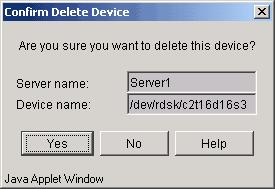 1.3.9 Device information deletion method This section describes how to delete device information.