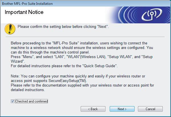 STEP 2 Installing the Driver & Software When the User Account Control screen appears, click Allow.