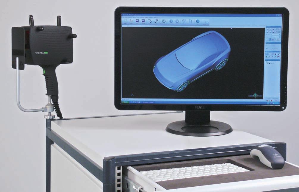 10 T-SCANplus - FUNCTION OVERVIEW GENERAL FUNCTIONS: Fast surface scanning with variable point distance Measuring modes for the scanning of surfaces, contour lines, 3D points, static and dynamic