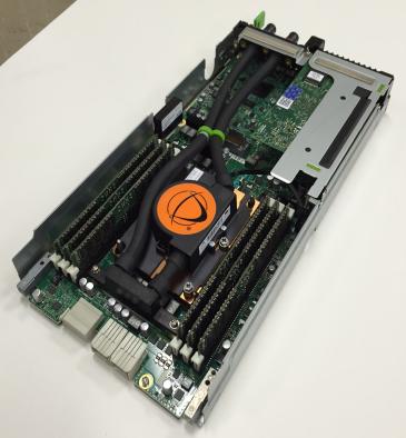 Photo of computation node Computation node (Fujitsu PRIMERGY CX1640