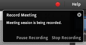 6. Click the red circle to pause or stop the recording at any time. 7.