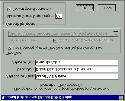 Appendix A Using SQL to Access Historical Data in Citadel d. Click the OK button.