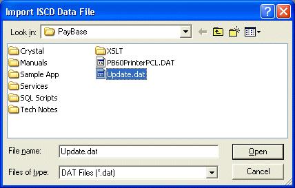 TECHNICAL NOTE PB02 25 To load your Sort Code information 1 Open PayBase and