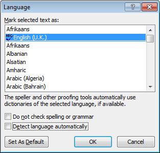 Text Editing in Documents Microsoft Word 2010 Introduction SPELL & GRAMMAR CHECK All word processors provide a spell checker as one of the essential tools for finding typing and spelling mistakes in
