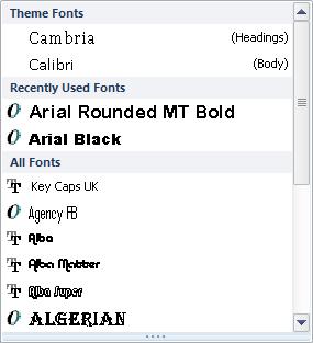Formatting Text Microsoft Word 2010 Introduction Font Options Select Tab: Font Select this tab to display the illustrated tabbed page.