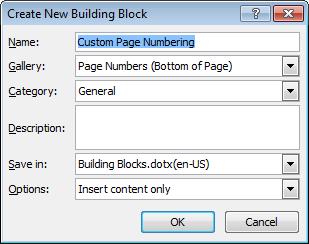 Page Setup Microsoft Word 2010 Introduction Current Position Displays a Gallery of Page Number items to be inserted at the text cursor position.