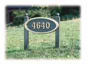HouseMark Address Plaque Any Plaque with Installed Numbers: Suggested List Small HouseMark Plaque (price includes up to 3 numbers) $169 Large HouseMark Plaque (price includes up to 5 numbers)