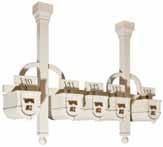 KEYSTONE SERIES MULTI-MOUNT POST SETS continued (Mailboxes and Address Plaques sold separately) QUAD MOUNT KD4 (Includes 2 Posts, 2 Finials, 2 End Caps, 1 Four-mount