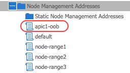 Task 3: Delete the existing Node Management Addresses from OOB Lab 1.