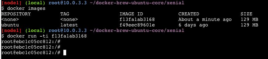 Success! Building the Ubuntu image ourselves.