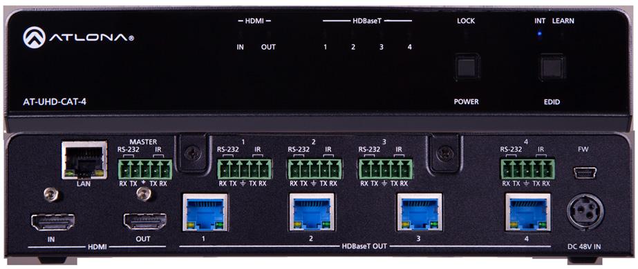 K/UHD /8-Output to Distribution Amplifiers AT-UHD-CAT- / AT-UHD-CAT-8 Installation Guide Please check http://www./product/at-uhd-cat- and http://www.