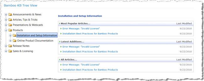 Ask a Question The Ask a Question! page allows users to submit questions to Knowledge Base Administrators, who can then review the questions and respond to them.