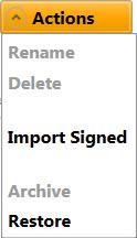 Election Management Importing an Election or a Signed Election Elections are imported into Verity Build. At the end of the Build process, elections are signed.
