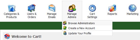 Manage Admins 101 Figure 5-1-3: Administrator Privileges 4. If you want to cancel or start again, click on the Reset form button. 5. Click Save changes button to save details about the new administrator account.