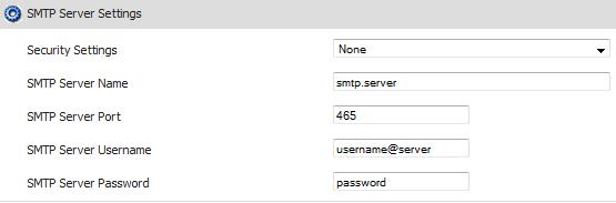 130 Pinnacle Cart User Manual v3.6.3 Figure 6-11-3: SMTP Server Settings 6.