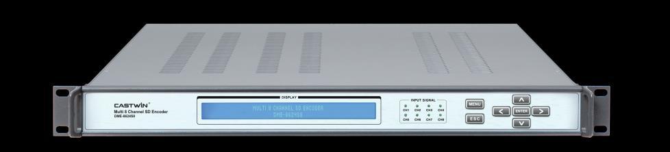 Multi 8 channel SD Encoder DME-8624S8 8 Channel MPEG-2 & H.