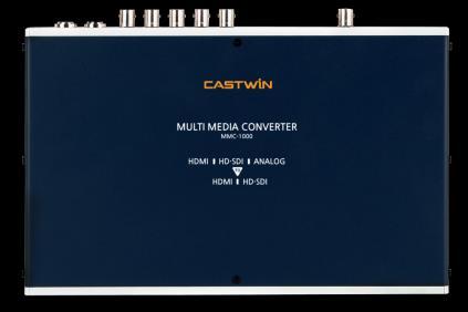 Multi Media Converter MMC-1000 Video Input MMC-1000 Multi Media Converter is the highly advanced media converter with SD/HD switching function.