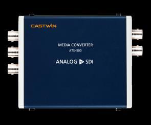 Mini Media Converter ATS-500 Analog to SDI ATS-500 It is highly performing Analog to HD/SD-SDI converter for converting from component or composite analog video signal to SDI with stereo audio.