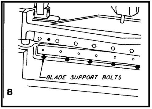 Adjusting Shear Blades: The precision standards to which Di-Acro Shears are built eliminate the necessity of adjusting the shear blades after they have been bolted into position against the base and