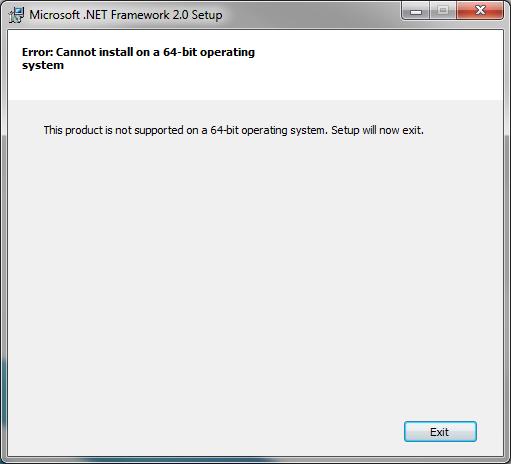 8. If you previously checked the option Install Microsoft.NET Framework the following window will display.