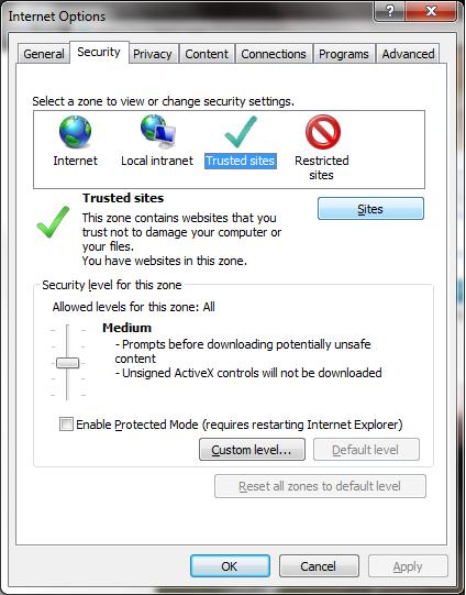org.uk 2. In Internet Explorer, go to Internet Options.