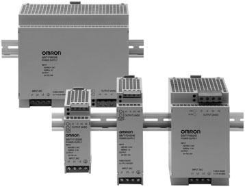 Three-phase Input Switch Mode Power Supply S8VT DIN-rail mounting, Power Supply with a range of 5 A to 40 A output current 3 phase 400 to 500 VAC 5, 10, 20 and 40 A; 24 VDC output Higher stability,