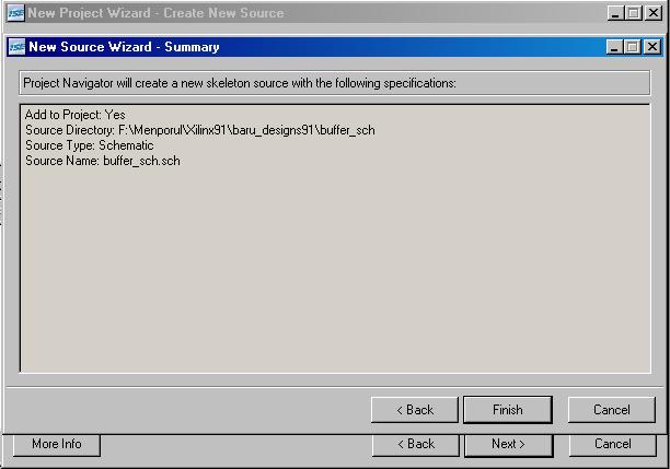 7. When the Next button is clicked, the New Source Wizard summary window will