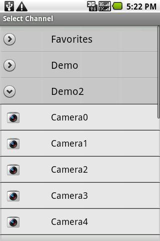 Preview Click or to go to camera selection interface Select the desired camera to start playing.