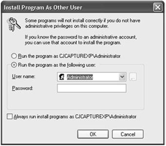 If not already installed, the system will prompt to install Kofax Capture.