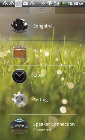 5 Other features your Android-powered device, you can use it to listen to Internet radio and to set timer.