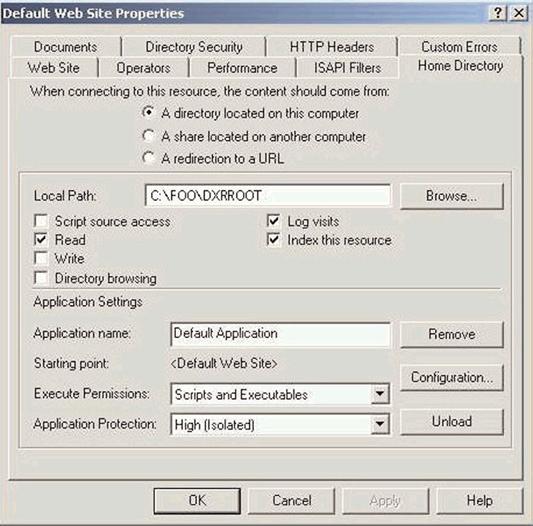 3. Creating and Configuring the IIS Website Start up the IIS Management Console, and if you are not using the default Web site, use the Action Menu to create a new web site.