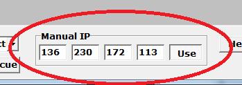 Note that any changes to the IP address should be followed by a power cycle to ensure that he current IP address is correctly reported via the serial interface.